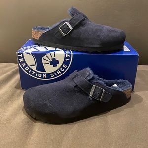 Birkenstock Boston Shearling Midnight